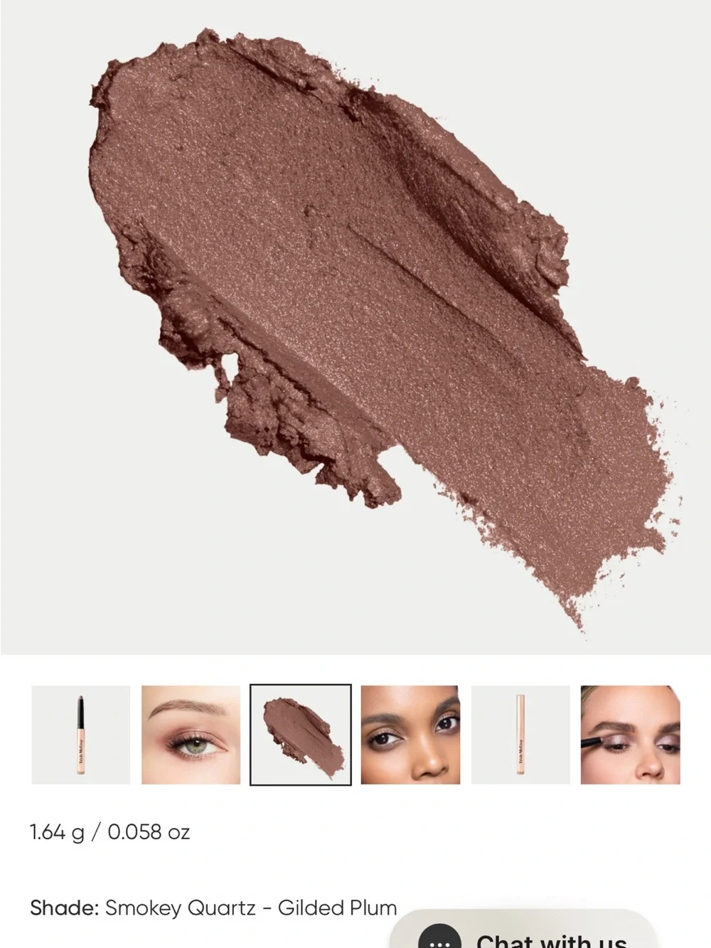 Trish McEvoy 24-Hour Eye Shadow and Liner — Rich Brown and Smokey Quartz